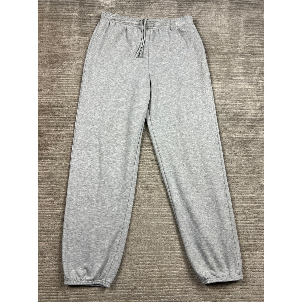Mission Ridge Sweatpants Mens M Gray Fleece Joggers Elastic Waist Relaxed Fit